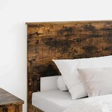  Vzglavje z vzglavjem Dimljeni oreh 100 cm Konstruiran les, (5000110032) | Shoptok.si