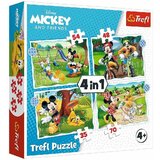 Trefl Puzzle Mickey Mouse nice day - 4in1 35/ 48/ 54/ 70 delova) Cene'.'