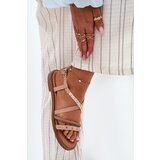 VINCEZA Flat Sandals With Decorative Straps | shoptok.hr