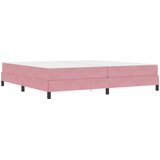  Krevet s opruga kutije Ružičasta 200 x 200 cm tkanina | shoptok.hr