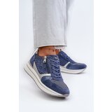 Inblu Women's Platform Sneakers with Lacy Pattern and Brocade | Shoptok.si