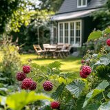 Plant in a Box križanec malina - 3 kos - rubus 'tayberry' - višina 25-40cm - ⌀9cm, (21778571) | Shoptok.si