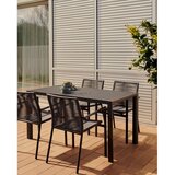 Kave Home Aluminijasta vrtna miza 77x150 cm Culip – | Shoptok.si