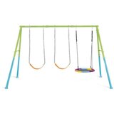 Intex Zeleno-plava ljuljaška sa dva sedišta i ljuljaškom u obliku gnezda set | ePonuda.com