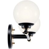  Kichler KL-BENNO2-BK-CPZ-LED Kupatilsko svetlo BENNO 2xLED/3W/230V crna/zlatna IP44 | Eponuda.com