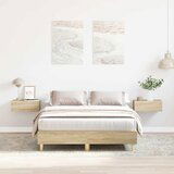 vidaXL posteljni okvir brez ležišča Sonoma hrast 120x200 cm | Shoptok.si
