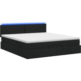  Krevet od pjene s madracem i LED-om Crna 140 x 190 cm Tkanina | shoptok.hr