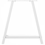  Noge za blagovaonski stol A-oblika 2 kom Bijele 80 x (72-73) cm Čelik | shoptok.hr
