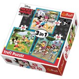 Trefl Puzzle 3u1 Mickey Mouse 34846 - 20/ 50/ 36 delova | ePonuda.com
