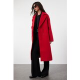 Trendyol Red Oversize Coat Cene