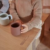 OYOY Mini Modre/rjave silikonske otroške skodelice v kompletu 2 ks Mellow – | Shoptok.si