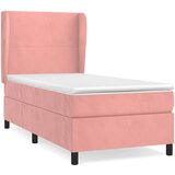 Box spring krevet s madracem ružičasti 80 x 200 cm baršunasti | shoptok.hr
