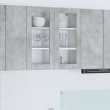 Viseći ormarić Betonski sivi 80 x 31 x 80 cm Konstruirano drvo | shoptok.hr