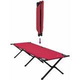 Sklopivi kamperski krevet Crvena 193 x 69 x 45 cm | shoptok.hr