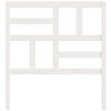  Uzglavlje za krevet bijelo 96 x 4 x 104 cm od masivne borovine | shoptok.hr