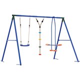  Set vanjskih ljuljački Šareni Čelik i PE | shoptok.hr