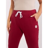 RELEVANCE Sweatpants-RV-DR-8930-1.35P-burgundy | Shoptok.si