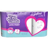 Violeta papirnate brisače Love, 3-slojne, 3/1 | Shoptok.si
