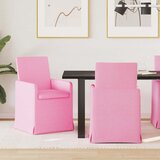  Trpezarijske stolice 2 pcs Ružičasta 57 x 67 x 95 cm tkanina | shoptok.hr
