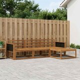  Set vanjskih sofa 4 kom. Prirodna Čvrsto drvo akacije | shoptok.hr