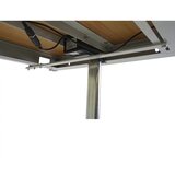 eurokraft pro Rezalnik, VxŠxG 250 x 1200 x 90 mm, svetlo sive barve RAL 7035 | Shoptok.si