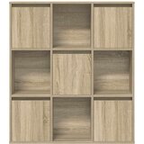 vidaXL Knjižna omara sonoma hrast 89x24x101,5 cm inženirski les | Shoptok.si