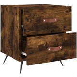  Noćni ormarići 2 kom boja hrasta 40x35x47,5cm konstruirano drvo | shoptok.hr