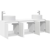  Set ormarića za kupaonicu 3 kom. Bijela 49,5 x 44,5 x 65,5 cm | shoptok.hr