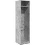 vidaXL Garderobna omara betonsko siva 50x50x200 cm iverna plošča, (21326996) Cene