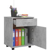 vidaXL Ormarić s kotačima siva boja betona 45 x 38 x 54 cm od iverice | shoptok.hr