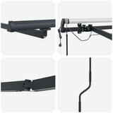  Okvir tende Antracit 600 × 300 cm Aluminij | shoptok.hr