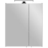 Pelipal Rjava stenska kopalniška omarica z ogledalom 60x70 cm Set 374 - Pelipal