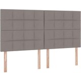  Krevet S LED lampica s pohranom Sivo-smeđa 180 x 200 cm tkanina | shoptok.hr