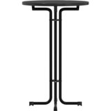  Barski stol crni Ø 70x110 cm konstruirano drvo i čelik | shoptok.hr