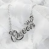  Ogrlica Queen - Srebrna Cene