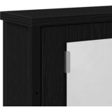Ormarić za kupaonsko ogledalo crni hrast 42x12x60 cm inženjerski drvo | shoptok.hr