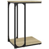 The Living Store Stranska mizica sonoma hrast 40x30x60 cm inženirski les - Stranska Mizica, (21420564) | Shoptok.si