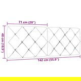 vidaXL Vzglavna stranica modra 140 cm blago | Shoptok.si