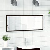 vidaXL Ogledalo Crna boja Staklo, drvo Veliko | shoptok.hr