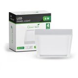  LED panel Green Tech 6W, 6500K, nadgradni, kvadratni Cijene