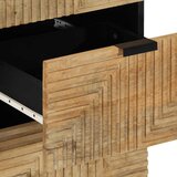  Komoda smeđa 40x33x75 cm Puno drvo Mango | shoptok.hr