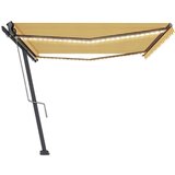  Automatska tenda sa senzorom LED 500x300 cm žuto-bijela | shoptok.hr