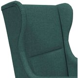  Fotelja Tamnozelena tkanina | shoptok.hr