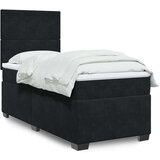 Box spring krevet s madracem crni 90x190 cm baršunasti | shoptok.hr