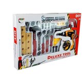 DIY set alata s bušilicom i ručnom pilom - 29 elemenata | shoptok.hr