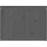  Kutija za rublje siva 88,5x44x66 cm od masivne borovine | shoptok.hr