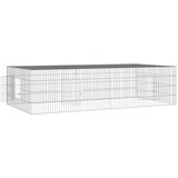  Kavez za zečeve s 2 panela 220x110x55 cm od pocinčanog željeza | shoptok.hr
