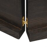 Stolna ploča tamnosmeđa 220x50x(2-4) cm obrađeni masivni hrast | shoptok.hr