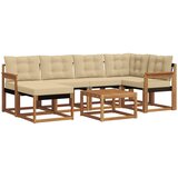  Set vanjskih sofa 7 kom. Prirodna i bež | shoptok.hr