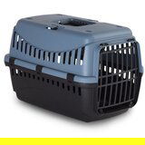 MP BERGAMO gipsy eco transporter za mačke sa plastičnim vratima, s, 46x31x32cm, plavi | ePonuda.com
